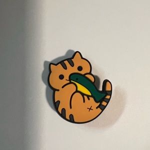 🎀20 for $15🎀 croc shoe charm cat with fish
